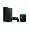 Playstation 4 Slim 1TB Jet Black Gaming Console Bundle With Death Stranding - 2019 New PS4 Game!