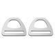 thumbnail image 2 of 2x Hebilla del arnés de mascotas, hardware, reemplazo profesional de servicio pesado, hebilla triangular de acero inoxidable,, 2 of 9