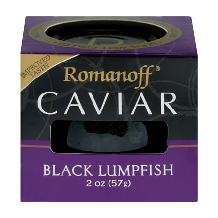 Romanoff Black Lumpfish Caviar, 2 oz