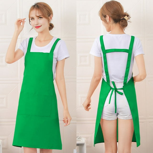H-Back Style Apron with Pocket, Adjustable Kitchen Apron for Men & Women, Comfortable Large Size, Waterproof, Kitchen Apparel for Cooking, Baking & Home Use
