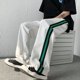 thumbnail image 3 of Pantalones holgados informales para hombre, pantalones deportivos rectos, pantalones deportivos ajustados de moda de verano, pantalones deportivos lisos para hombre, 3 of 5