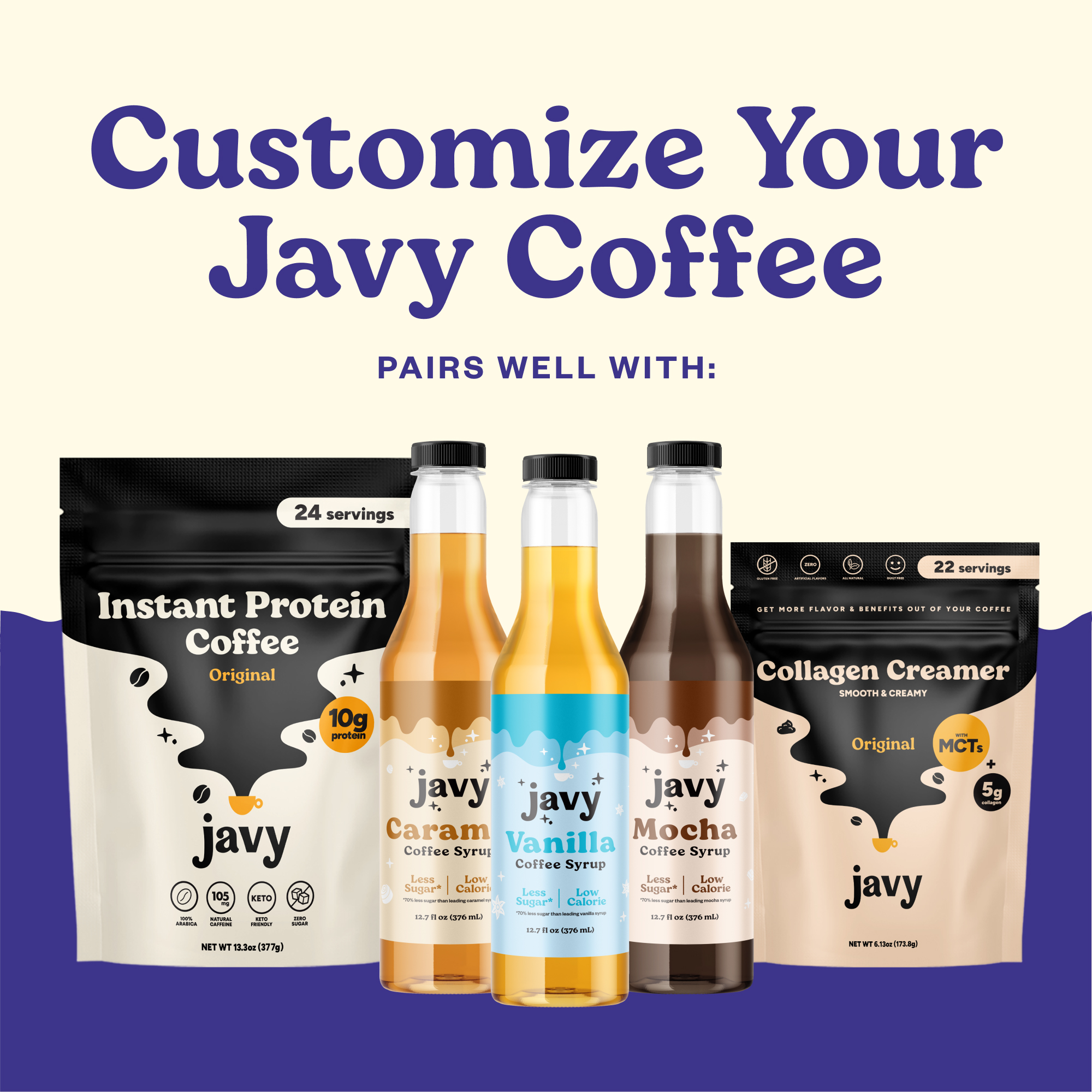 Javy Coffee Concentrate Liquid, Instant Latte & Vanilla, Hot & Iced ...