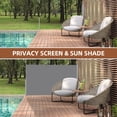 thumbnail image 5 of MEETWARM 119" x 71” Retractable Side Awning, Rust-proof Water & UV resistant, 5 of 8