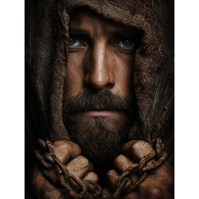 Jesus Christ Portrait Canvas Wall Art 15.75x11.81 Inches