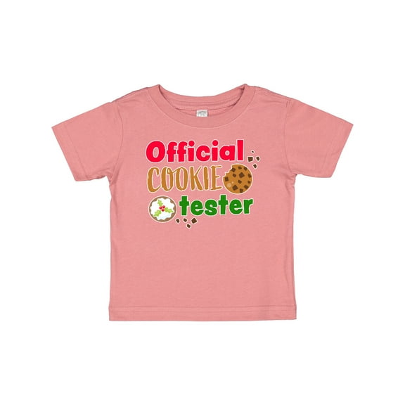 Inktastic Official Cookie Tester Christmas Cookies Boys or Girls Baby T-Shirt