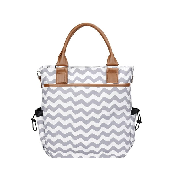 Bolsa de Cambio de Pañales de Bebé Bolsa de Pañales de Totalizador Accesorio de Mamá Premamá por Calles Negro y Blanco/Gris Baoblaze Bolsa de pañales