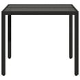 thumbnail image 4 of vidaXL Garden Table Black PE Rattan 35.4 x 35.4 in Sturdy Garden Table, 4 of 5