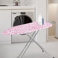 thumbnail image 2 of HELLHERO Ironing Board Cover Non-Slip Replacement Accessories Easy Fit Pink Leopard Print Soft 15x54 Inch(Not Heat Resistant), 2 of 5