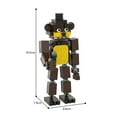 thumbnail image 4 of Creativo juego muñeca MOC bloques de construcción niños montaje de bricolaje conjunto modelo de ornamento de oso de juguete, para los niños, 4 of 7