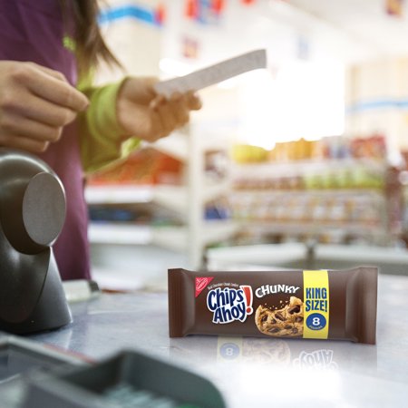 CHIPS AHOY! CHUNKY CHOCOLATE CHIP COOKIES, KING SIZE, 4.15 OZ