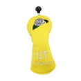 thumbnail image 1 of Funda para cabeza de palo de golf de piel sintética con etiqueta UT Funda para cabeza de driver Funda para palo de golf Amarillo, 1 of 8