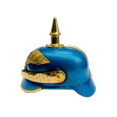 thumbnail image 2 of German Prussian Blue Leather Helmet Pickelhaube Helmet., 2 of 4