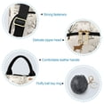 thumbnail image 7 of FORMRS Women's Travel Backpack Purse Anti-Theft Hidden Pockets Casual Shoulder Bag, Beige Christmas Forest, 7 of 7