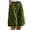 Army Green, variant on MORTTIC Women's Casual Loose-Fit High Waist Shorts Elastic Waistband with Pockets, Comfortable Summer Shorts