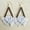#4, variant on Bohemia Macrame Fringe Wood Triangle Geometric Handmade Weave Statement Earrings