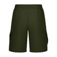 thumbnail image 5 of Cargo Shorts for Men Elastic Waist Drawstring Casual Work Shorts Summer Hiking Outdoor Shorts with 4 Pockets, 5 of 7
