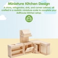 thumbnail image 2 of PlanToys® Kitchen Classic Set for Montessori Inspired Role Play | Pretend Cooking, Social Interaction and Practical Life Exploration | Eco Friendly Wooden Kitchen for Imaginative Learning, 2 of 9