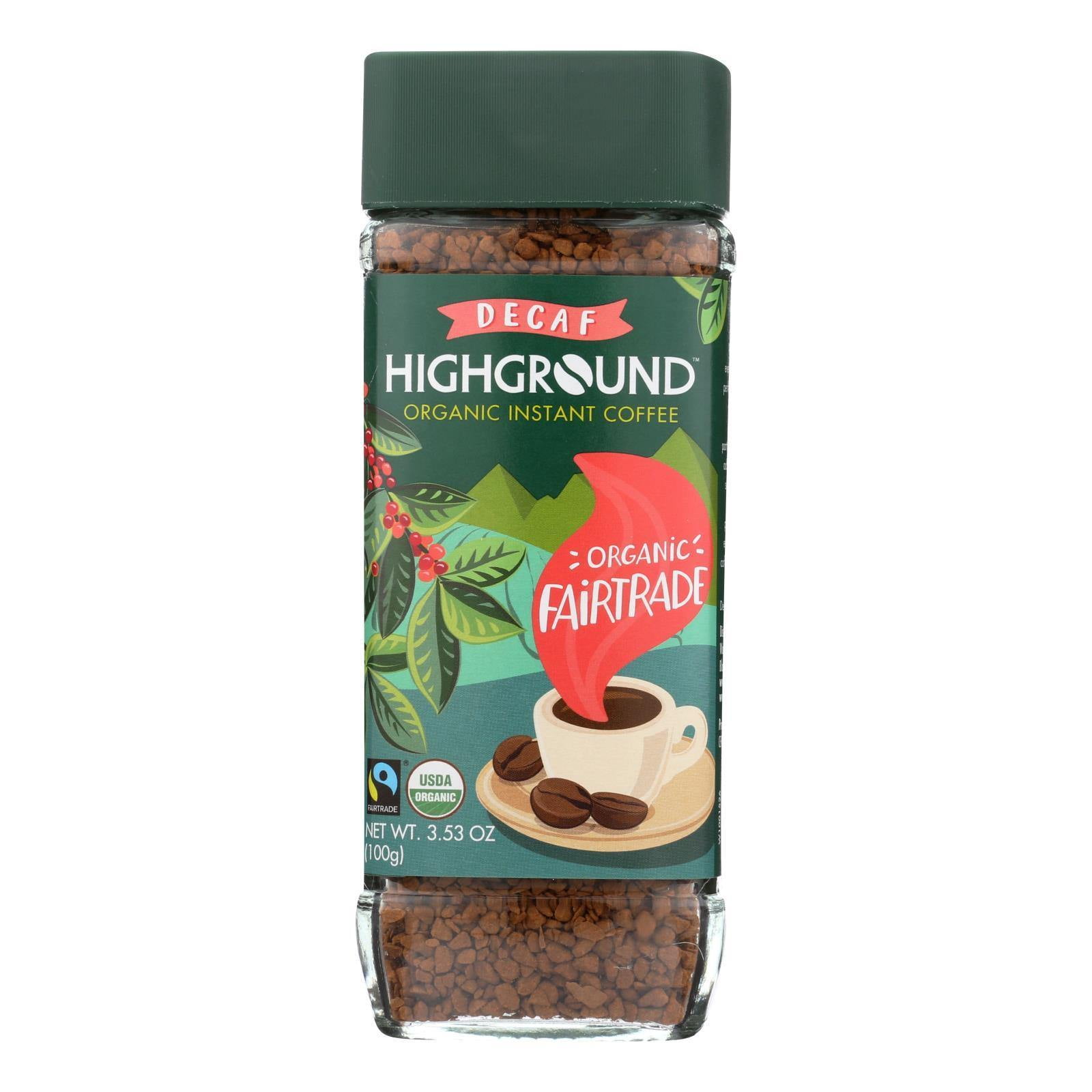 Highground Organic Decaf Instant Coffee 3.53 oz