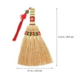 thumbnail image 5 of STRANDCHIC Natural Corn Broom 1 Pack Traditional Chinese Style Cleaning Tool, 5 of 6