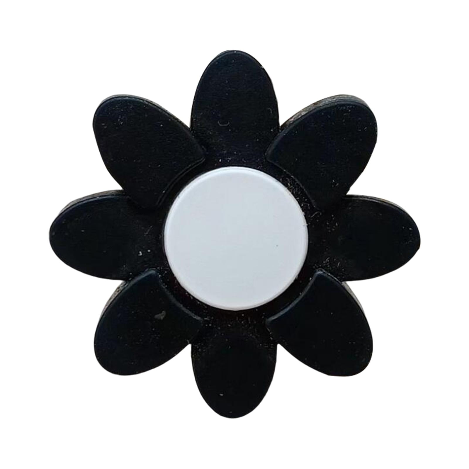 Amortisseurs De Raquette Tennis LLousak – Lot De 8, Formes Cœur Et Fleurs, Silicone Coloré
