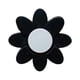 thumbnail image 1 of Amortiguador de raqueta de tenis con forma de flor, accesorio deportivo profesional a prueba de golpes Negro, 1 of 9