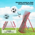 thumbnail image 4 of Soozier 5 Angles Adjustable Soccer Rebounder Net, Red, 4 of 10
