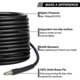 thumbnail image 4 of Manguera de repuesto para hidrolavadora de 10 m para Karcher K Series K2, K3, K4, K5, K7, conector rápido tipo clic (10), 4 of 5