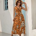thumbnail image 2 of Leopard Print Pattern Art Sleeveless Dress Women's Summer Suit Dresses for Women 2025 Luxury Party Dress, 2 of 7