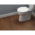 thumbnail image 2 of Delta Morgan Slow-Close Round Closed Front Plastic Toilet Seat with NoSlip Bumpers in White, 2 of 9