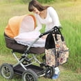 thumbnail image 6 of Balery Floral With Birds And Fantasy Flowers Mummy Backpack - Waterproof Twill Canvas, Large Capacity Diaper Bag with Multiple Pockets and Adjustable Straps, 6 of 6