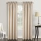 thumbnail image 1 of Salerno Geometric Jacquard Panel de cortina individual con bolsillo para barra de 53 x 84 pulgadas en dorado Olivia Gray PNS27231, 1 of 2