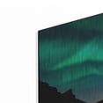 thumbnail image 2 of Luxe Metal Art 'Northern Lights In Winter Mountains' by Luxe Portfolio, Metal Wall Art, 24"x16", 2 of 8
