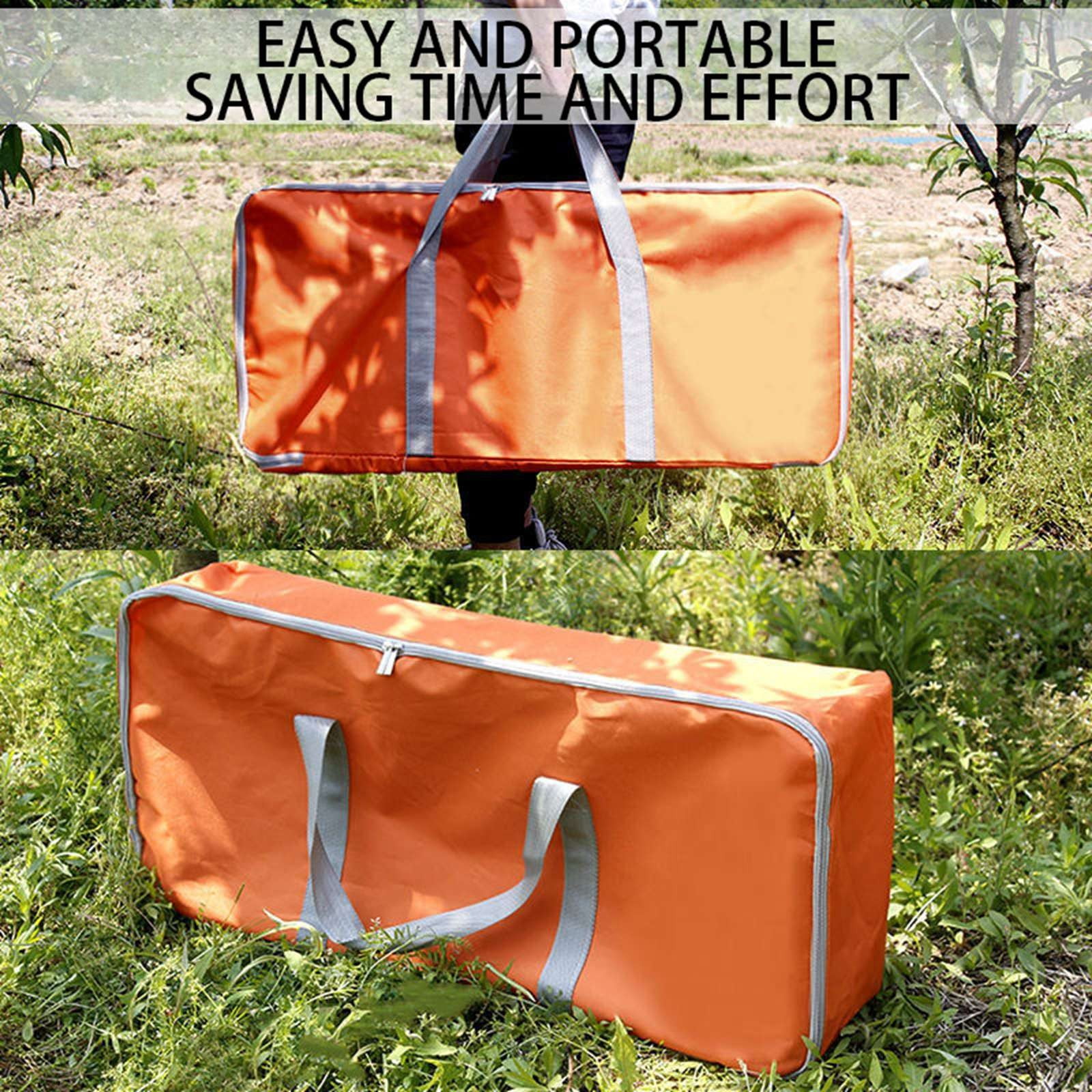 Portable BBQ Tool Storage Bag,24” Foldable Weekender Bag, Lightweight Travel Bag for Overnight Camping, Storage, Water Resistant Duffel Holdall Bag for Camping Picnic Trip