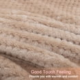 thumbnail image 7 of PiccoCasa Bed Blanket Mesh Soft Plush Fleece Blanket for Full 70"x78", Camel Color, 7 of 7
