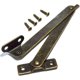 thumbnail image 2 of 4 Pcs Bronze Lid Folding Support Hinges Brass Lift Up Stay Hinge Lid Display Bracket For Furniture Wooden Boxes Jewelry Case Chest Cabinet Cupboard (f, 2 of 5