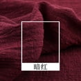 thumbnail image 1 of Xiao Hua Tela de Ropa de Costura de Algodón y Cáñamo Rojo Oscuro -1 Pieza, 39.37 X 51.18 Pulgadas, Materiales de Decoración para el Hogar DIY Como Manteles, Vestidos, Camisas, Servilletas, etc., 1 of 4