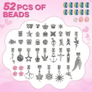 Jewellery Charm Bracelet Set for Kids Girls, Toys for 6-10 Year Old Girls Jewellery Boxes Birthday Gift for Kid Girl Age 7 8 9 10 Kids Arts and Crafts Present for 6-12 Year Old Girl Child