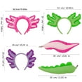 thumbnail image 3 of Plush Salamanders Hairhoop for Adult Costume Props Headwear Women Face Washing Hairband Kids Lovely Theme Hairhoop, 3 of 9