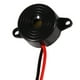 thumbnail image 4 of Zumbador De Tono Electrónico Piezoeléctrico, Negro, 23 Mm De Diámetro, 12 Mm De Altura, Longitud De Cable De 100 Mm, Nivel De Presión Sonora De 85-95 DB, Corriente Máxima De, 4 of 7
