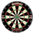 thumbnail image 2 of Winmau Diamond Plus Bristle Dartboard with Staple-Free Bullseye and Self-Healing Sisal Fibers, 2 of 2