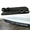 thumbnail image 2 of HEVIRGO 1Pair Universal Car Auto Styling Fake Decorative Vent Grid Exhaust Muffler Pipe, 2 of 8
