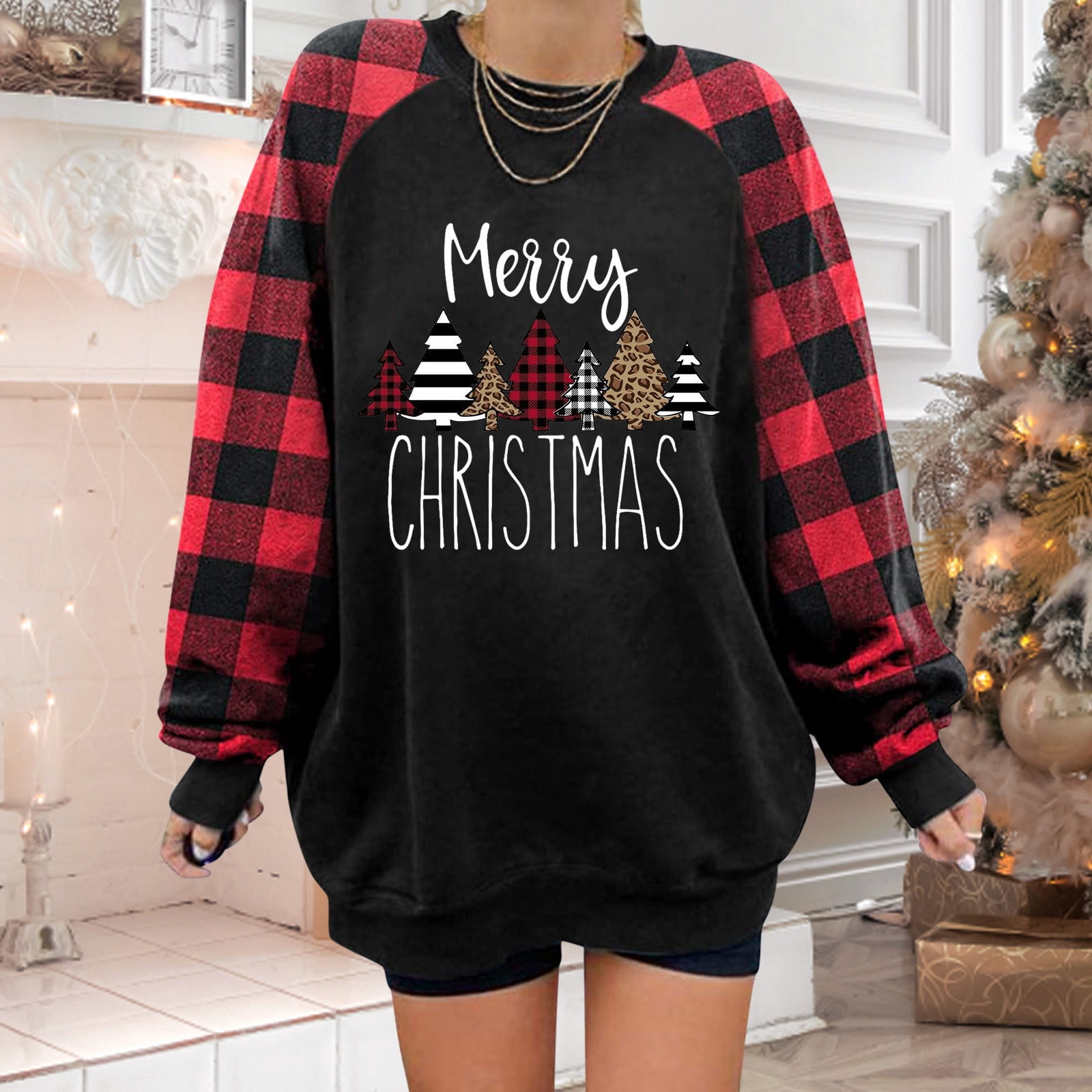 Ladies christmas sweatshirts uk Clearance