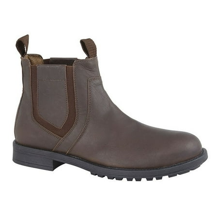 Roamers Mens Leather Twin Gusset Ankle Boot | Walmart Canada