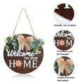 thumbnail image 5 of Kabuer Welcome Home Sign for Porch Decor, Outdoor Wall Hanging Decor, Rustic Holiday Decoration, 5 of 7