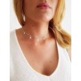 thumbnail image 4 of Collares de estrellas para mujeres y niñas Gargantilla de estrellas ajustable (plata), 4 of 5