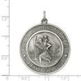 thumbnail image 4 of Sterling Silver Antiqued St. Christopher Medal, 4 of 4