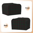 thumbnail image 3 of Pofeuu Buffalo Plaid Dark Green Print Toaster Cover 4 Slice, Bread Dust Cover & Fingerprint Protection, Kitchen Small Appliance Covers(Toaster Cover), 3 of 7