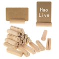thumbnail image 3 of 20 Pcs Natural Wood Photo Card Holders Place Card Holders Wooden Photo Holder Wooden Card Holders, 3 of 3