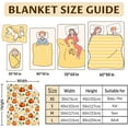 thumbnail image 3 of Kids Boys Girls Ghost Blanket - Halloween Blanket - Soft Cozy Blankets for Couch, Sofa - Ghost Face Fuzzy Throws for All Season, 3 of 6