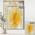thumbnail image 3 of Designart ' Glam Yellow Explosion Blocks ' Modern & Transitional Framed Canvas, 3 of 3